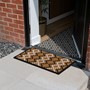 Picture of Eco-Friendly Latex Backed Coir Entrance Doormat, 45x75cm - Diamond Pixel