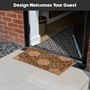 Picture of Eco-Friendly Latex Backed Coir Entrance Doormat, 45x75cm - Tiles