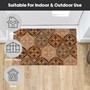 Picture of Eco-Friendly Latex Backed Coir Entrance Doormat, 45x75cm - Tiles