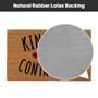 Picture of Eco-Friendly Latex Backed Coir Entrance Doormat, 45x75cm - Kindness