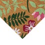 Picture of Eco-Friendly Latex Backed Coir Entrance Doormat, 45x75cm - Flowers