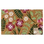 Picture of Eco-Friendly Latex Backed Coir Entrance Doormat, 45x75cm - Flowers