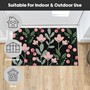 Picture of Eco-Friendly Latex Backed Coir Entrance Doormat, 45x75cm - Floral