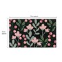 Picture of Eco-Friendly Latex Backed Coir Entrance Doormat, 45x75cm - Floral