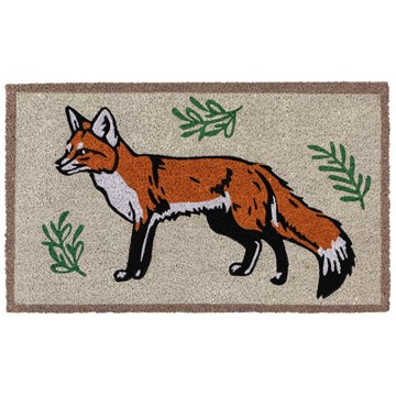 Picture of Eco-Friendly Latex Backed Coir Entrance Doormat, 45x75cm - Fox