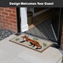 Picture of Eco-Friendly Latex Backed Coir Entrance Doormat, 45x75cm - Fox