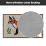 Picture of Eco-Friendly Latex Backed Coir Entrance Doormat, 45x75cm - Fox