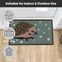 Picture of Eco-Friendly Latex Backed Coir Entrance Doormat, 45x75cm - Hedgehog