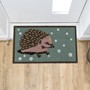 Picture of Eco-Friendly Latex Backed Coir Entrance Doormat, 45x75cm - Hedgehog