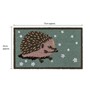 Picture of Eco-Friendly Latex Backed Coir Entrance Doormat, 45x75cm - Hedgehog