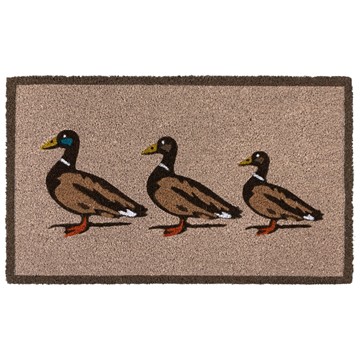Picture of Eco-Friendly Latex Backed Coir Entrance Doormat, 45x75cm - Ducks