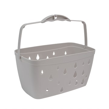 Picture of Plastic Hanging Peg Basket, Holds 100 Pegs, Grey