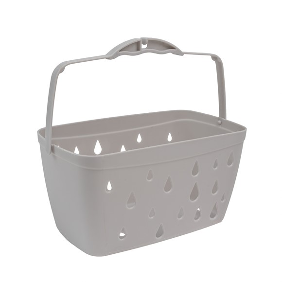 Picture of Plastic Hanging Peg Basket, Holds 100 Pegs, Grey