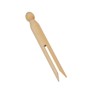 Picture of Traditional Wooden Dolly Pegs, Ideal for Laundry and Craft, Pack of 24, Brown