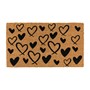 Picture of Eco-Friendly Latex Backed Coir Entrance Doormat and Runner Set - Hearts