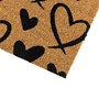 Picture of Eco-Friendly Latex Backed Coir Entrance Doormat and Runner Set - Hearts