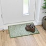 Picture of Mega Mat Machine Washable Doormat, 50x75cm, Green Geo