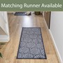 Picture of Mega Mat Machine Washable Doormat, 50x75cm, Flowers