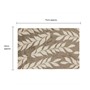 Picture of Mega Mat Machine Washable Doormat, 50x75cm, Brown Leaves