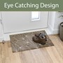 Picture of Mega Mat Machine Washable Doormat, 50x75cm, Brown Geo