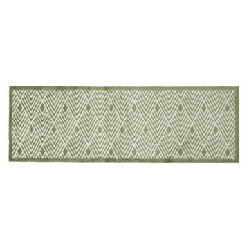 Picture of Mega Mat Machine Washable Entrance Runner, 50x150cm, Green Geo
