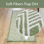 Picture of Mega Mat Machine Washable Entrance Runner, 50x150cm, Green Geo