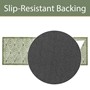 Picture of Mega Mat Machine Washable Entrance Runner, 50x150cm, Green Geo