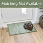 Picture of Mega Mat Machine Washable Entrance Runner, 50x150cm, Green Geo