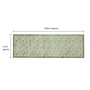 Picture of Mega Mat Machine Washable Entrance Runner, 50x150cm, Green Geo