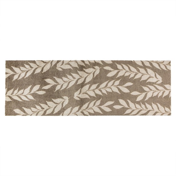 Picture of Mega Mat Machine Washable Entrance Runner, 50x150cm, Brown Leaves