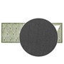 Picture of Mega Mat Machine Washable Entrance Runner and Doormat Set, Green Geo