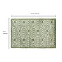 Picture of Mega Mat Machine Washable Entrance Runner and Doormat Set, Green Geo