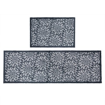 Picture of Mega Mat Machine Washable Entrance Runner and Doormat Set, Flowers