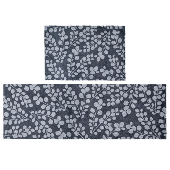 Picture of Mega Mat Machine Washable Entrance Runner and Doormat Set, Branches