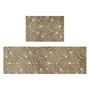 Picture of Mega Mat Machine Washable Entrance Runner and Doormat Set, Brown Geo