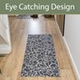 Picture of Mega Mat Machine Washable Entrance Runner and Doormat Set, Floral