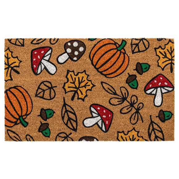 Picture of Latex Backed Coir Entrance Doormat 45x75cm - Autumn