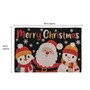 Picture of Festive Latex Backed Coir Entrance Doormat, 60x90cm, Merry Christmas