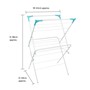 Picture of 2 Tier Clothes Drying Airer, White