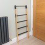 Picture of Bamboo Extendable 4 Tier Clothes Ladder, Brown