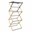 Picture of Bamboo Extendable 3 Tier Concertina Clothes Airer, Brown