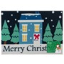 Picture of Festive Machine Washable Entrance Doormat, 40x57cm, Merry Christmas Home