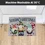 Picture of Festive Machine Washable Entrance Doormat, 40x57cm, Christmas Gonks