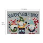 Picture of Festive Machine Washable Entrance Doormat, 40x57cm, Christmas Gonks