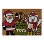Picture of Latex Backed Coir Entrance Doormat, 40x58cm, Santa