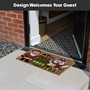 Picture of Latex Backed Coir Entrance Doormat, 40x58cm, Santa