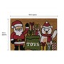 Picture of Latex Backed Coir Entrance Doormat, 40x58cm, Santa