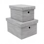 Picture of Serena Lidded Rectangular Storage Baskets - Set of 2