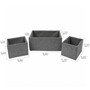 Picture of Chroma Rectangular Storage Baskets - Set of 3