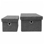 Picture of Chroma Rectangular Lidded Storage Baskets - Set of 2